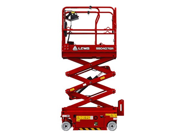 Micro-ciseaux compacts, poids léger, batterie sans émission, utilisation silencieuse, traction électrique efficace, maniabilité optimale, système étanche, haute performance en espace restreint, plateforme extensible, capacité 240 kg, idéal pour environnements intérieurs.