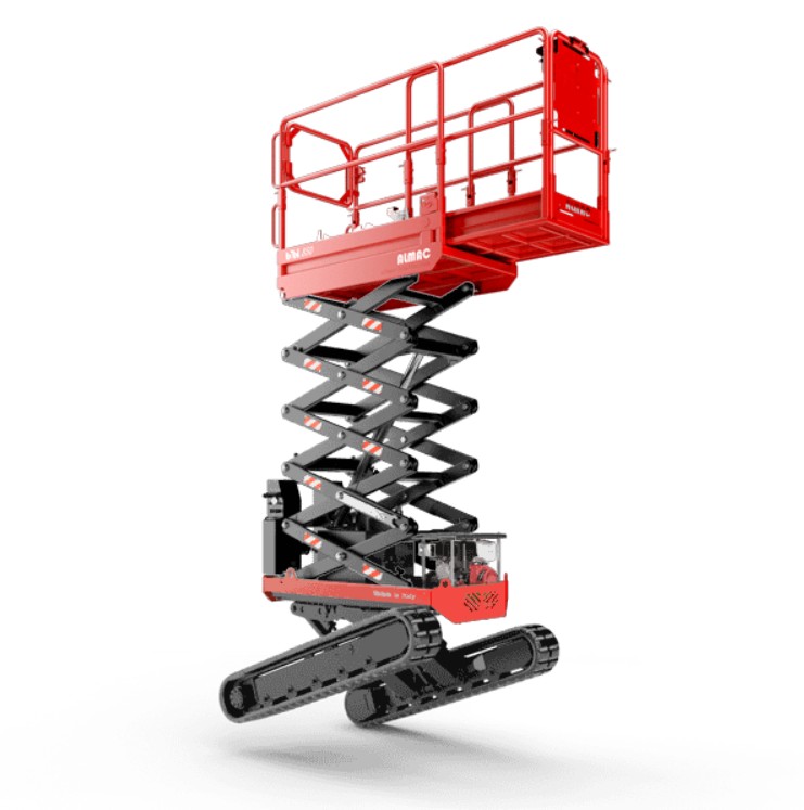 ciseaux 8m compacte chenilles plateforme ciseaux 8m chenilles, nacelle compacte bi-nivellement, mini nacelle 8m essence diesel, nacelle terrain en pente, nacelle 250 kg 2 opérateurs, ciseaux 8m compacte chenilles, nacelle 8m chantier étroit