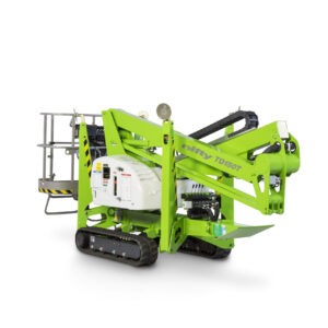 nacelle 15m sur chenilles stabilisateurs diesel extérieur terrain accidenté accès élévation compacte portée 7m 225kg