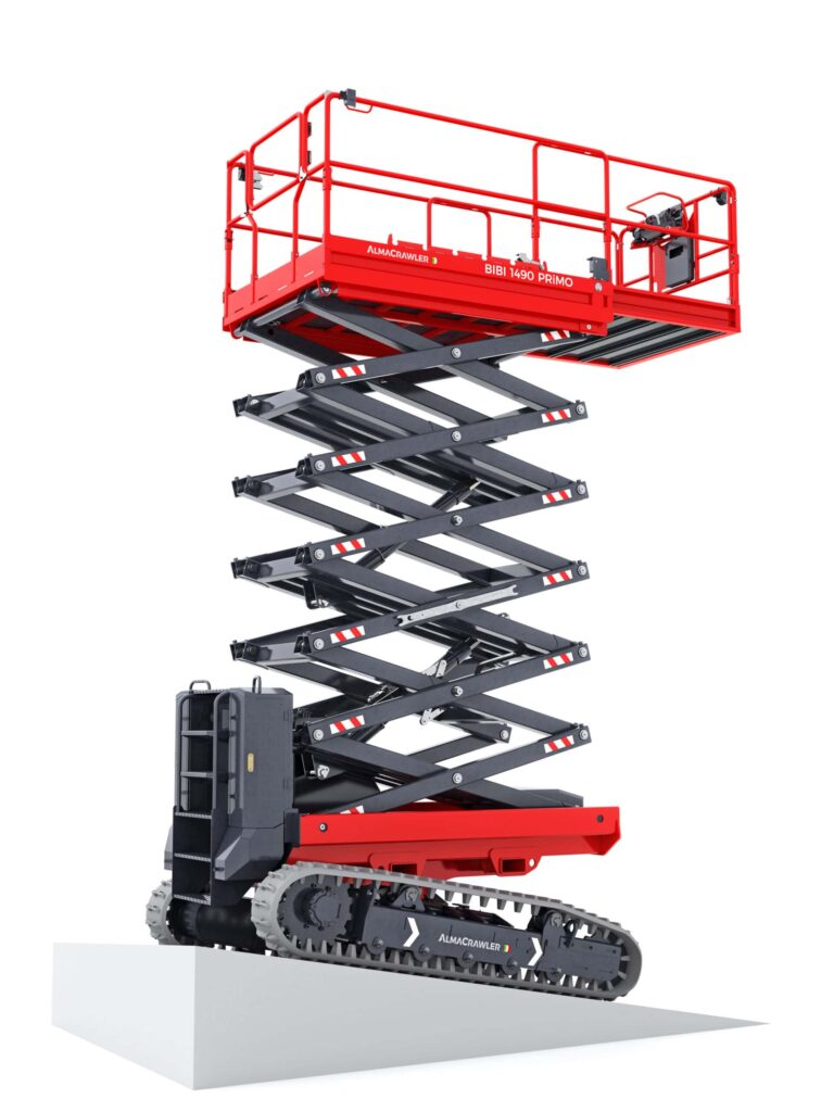Ciseaux 14m chenilles,Nacelle ciseaux tout-terrain électrique 14m, nacelle bi-nivelante sur chenilles, nacelle à Power Pack lithium amovible, nacelle élévatrice compacte terrain accidenté, plateforme ciseaux 100 % électrique, nacelle automotrice chantier en pente, nacelle ciseaux stabilisation automatique, nacelle élévatrice faible entretien, nacelle électrique haut rendement, nacelle chenilles lithium 420Ah.