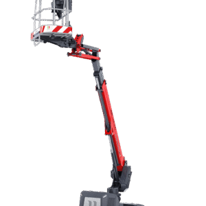 La nacelle 14m chenilles électrique JIBBI 1450 LTH offre performance, compacité et zéro émission pour vos travaux en hauteur sur tous types de terrains.