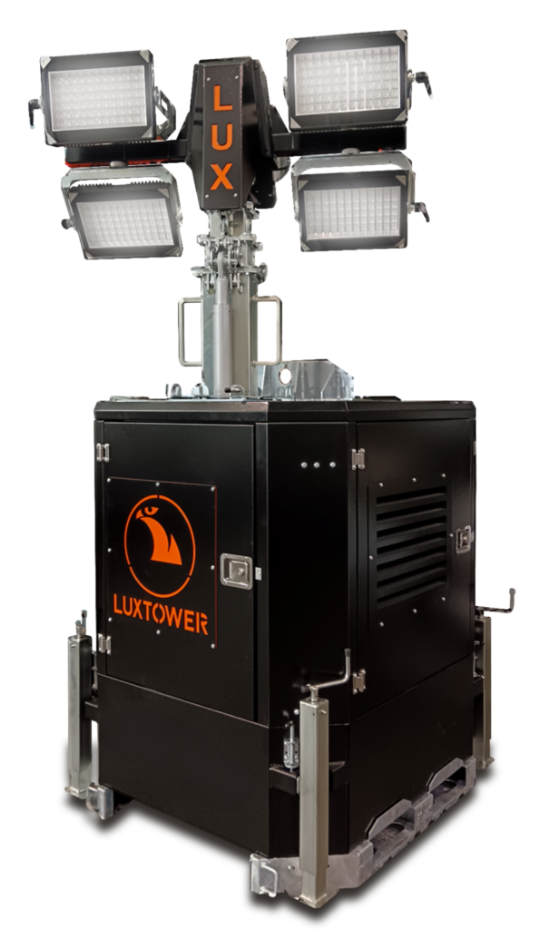 Mat d'éclairage diesel 8m haute autonomie compact LUX Cubo robuste puissant