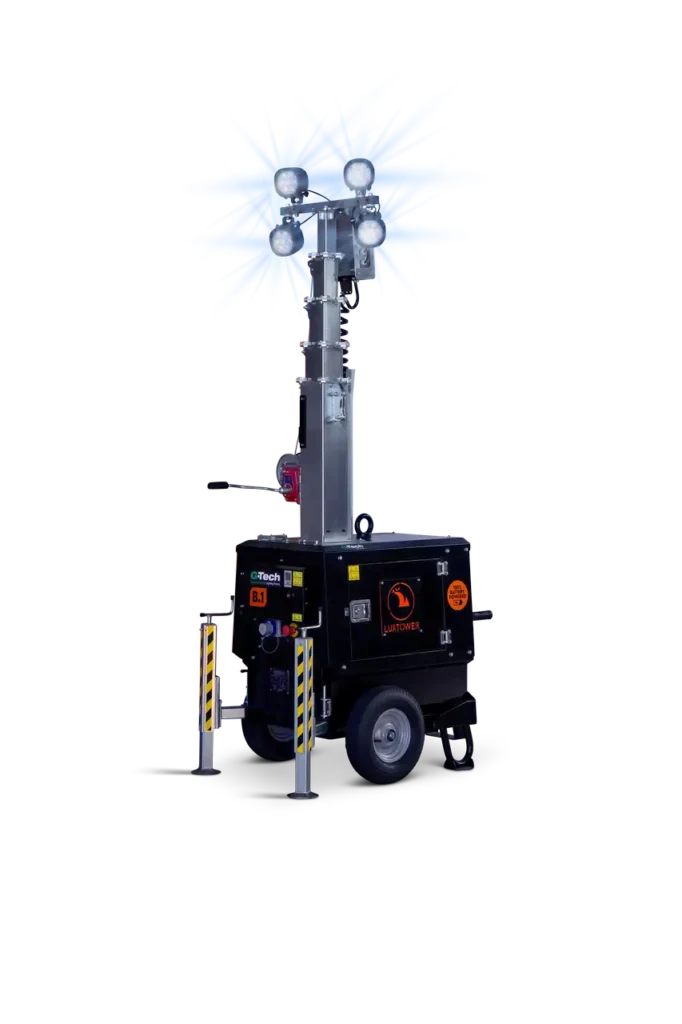 Mat d'éclairage 5m mobile LED compact silencieux